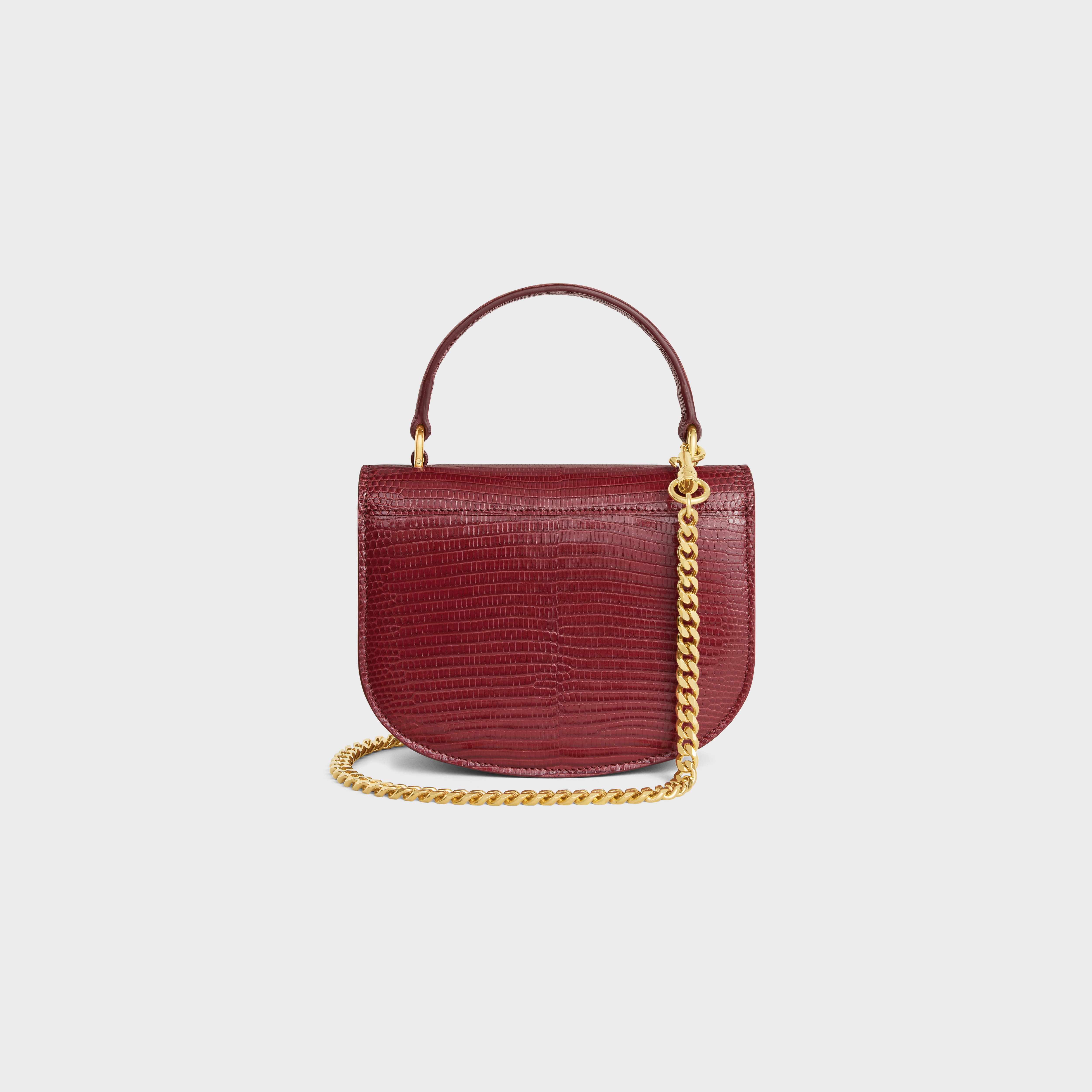 MINI CHAIN BESACE CLEA in LIZARD - 3