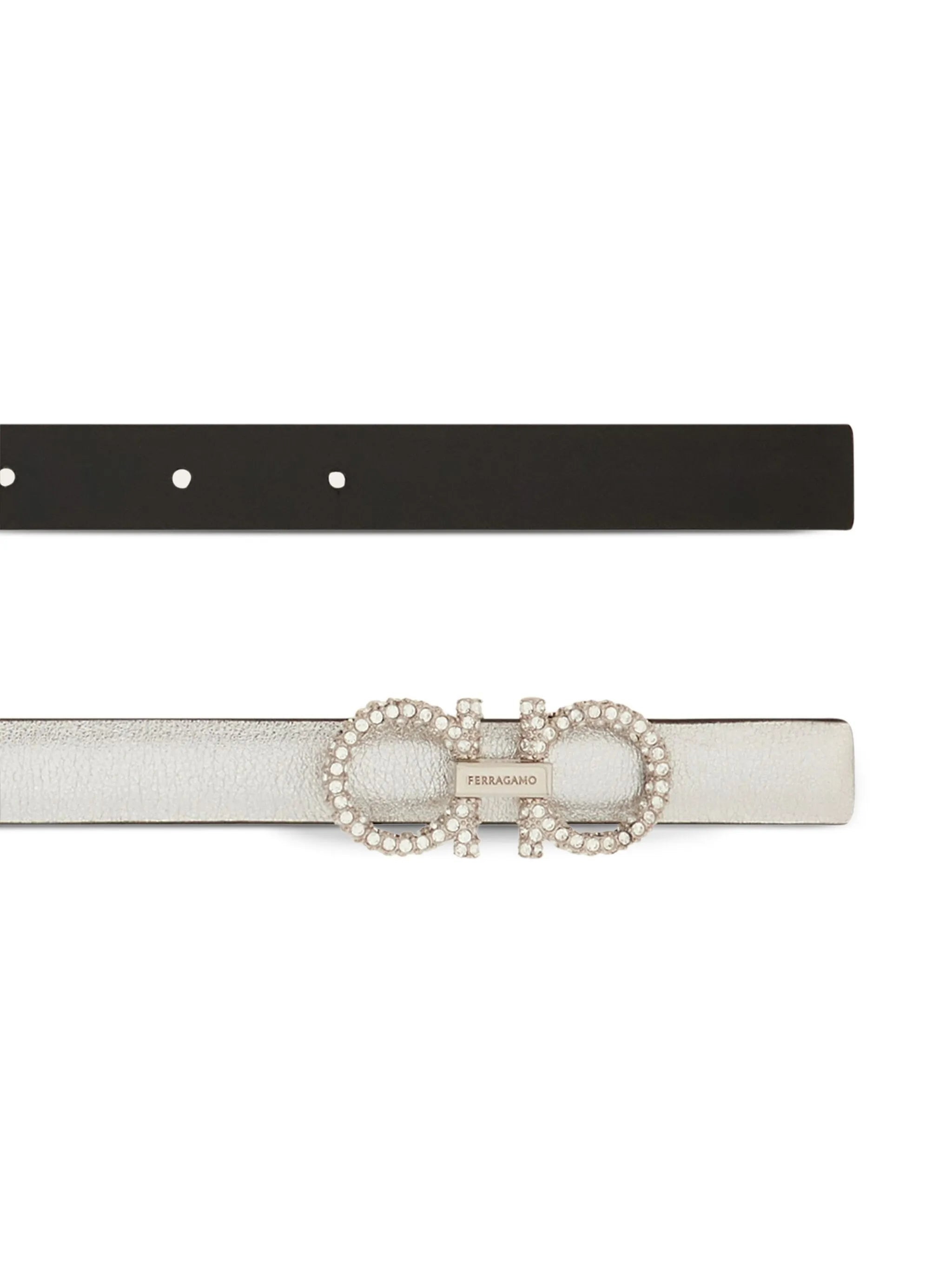 Ferragamo Reversible Adjustable Gancini Belt - 4