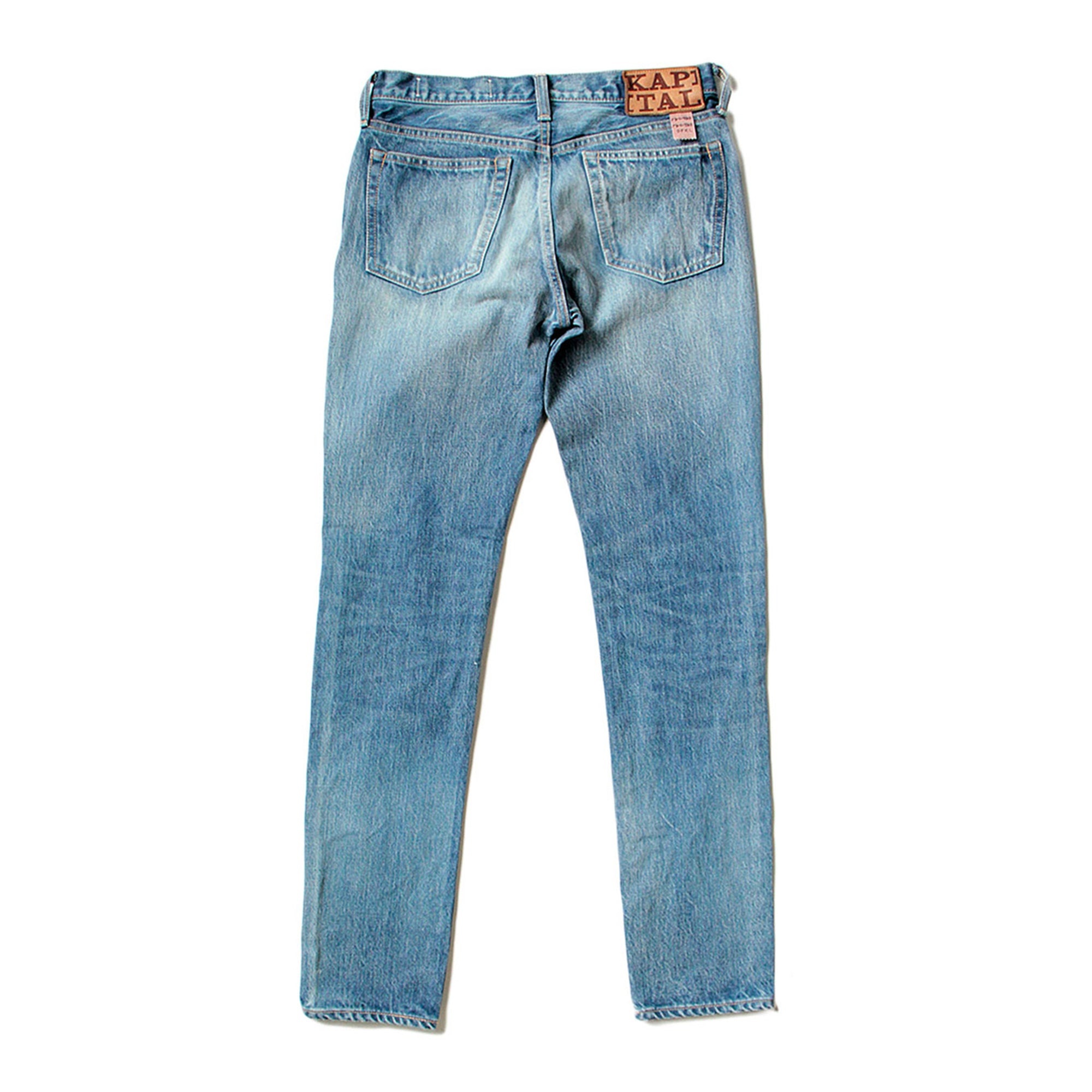 14oz DENIM SKINY JEANS (LADIES) - INDIGO - 5