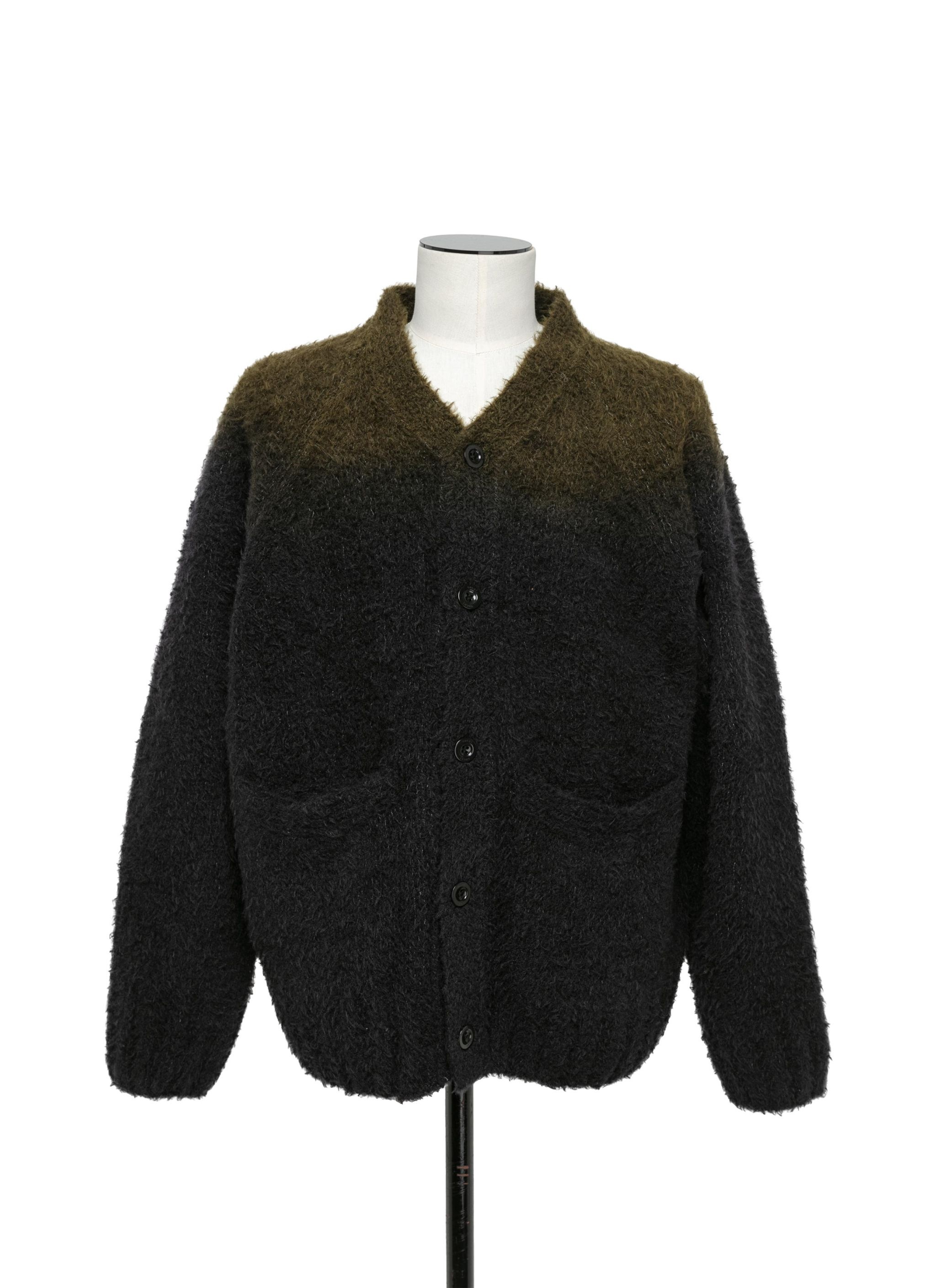 Gradation Dye Knit Cardigan - 1