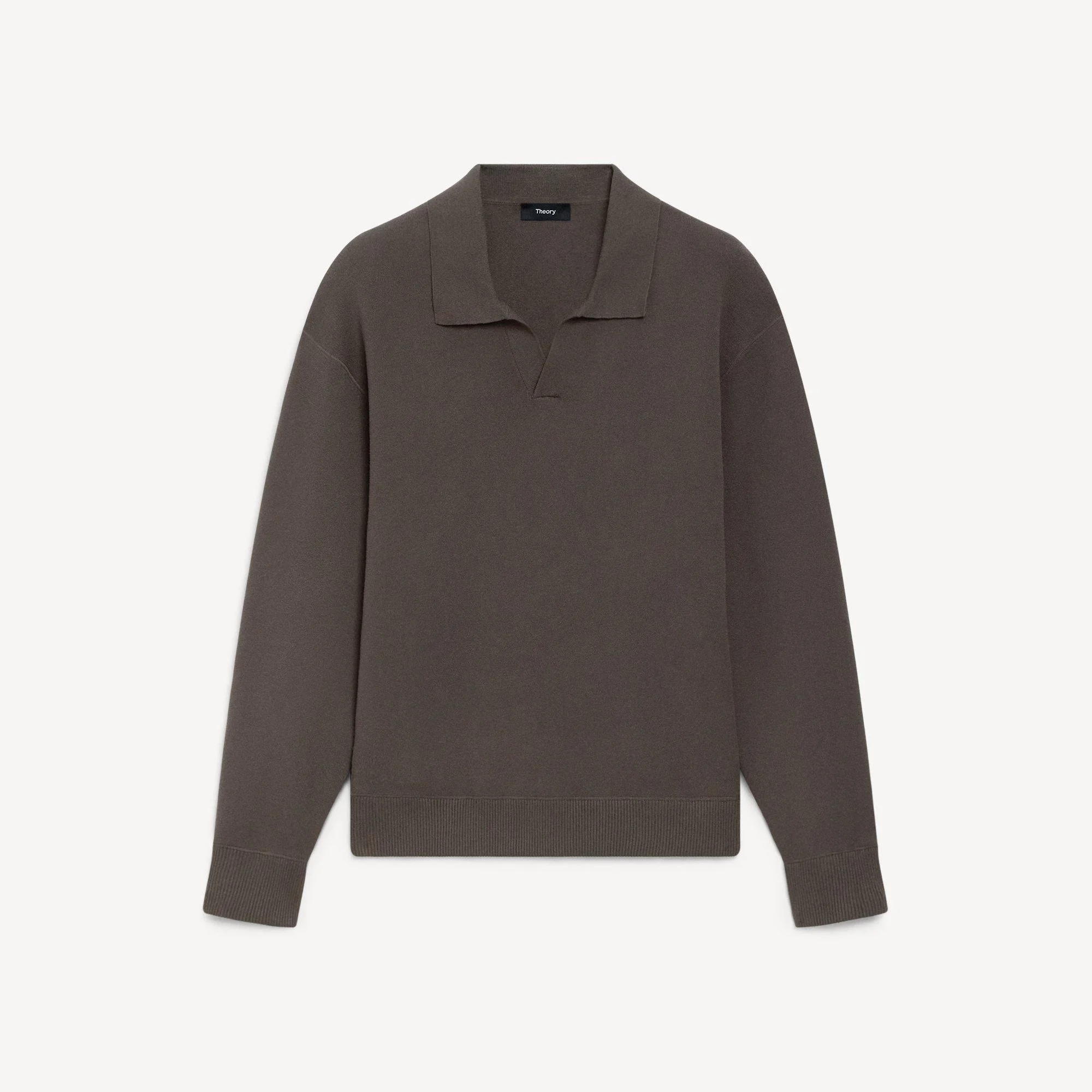 Open Collar Sweater in Light Bilen - 1
