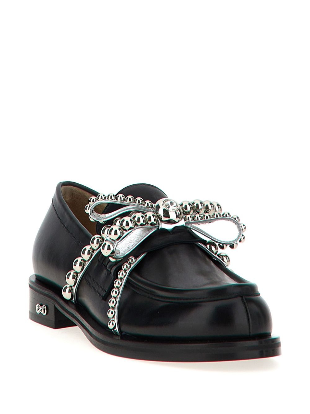 stud-embellished loafers - 2