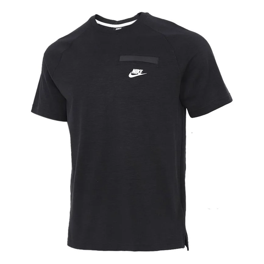 Nike Sports Training Loose Breathable Round Neck Short Sleeve Black CZ9867-010 - 1