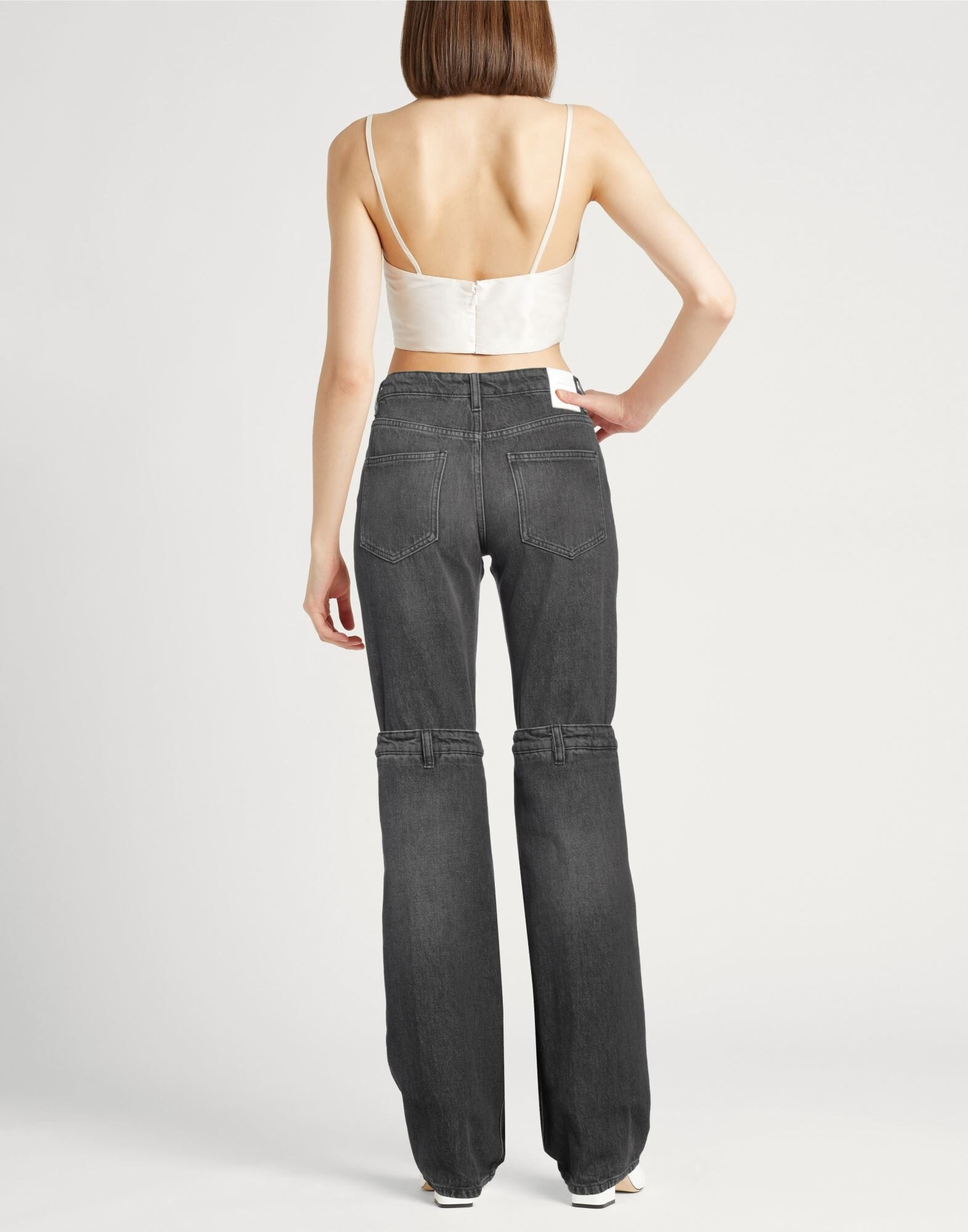 Black Women's Denim Pants - 3