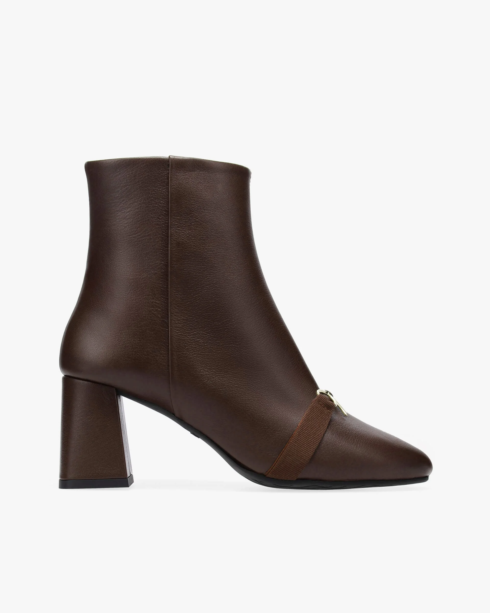 Phoebe metallic bow ankle boots - rubber sole - 1