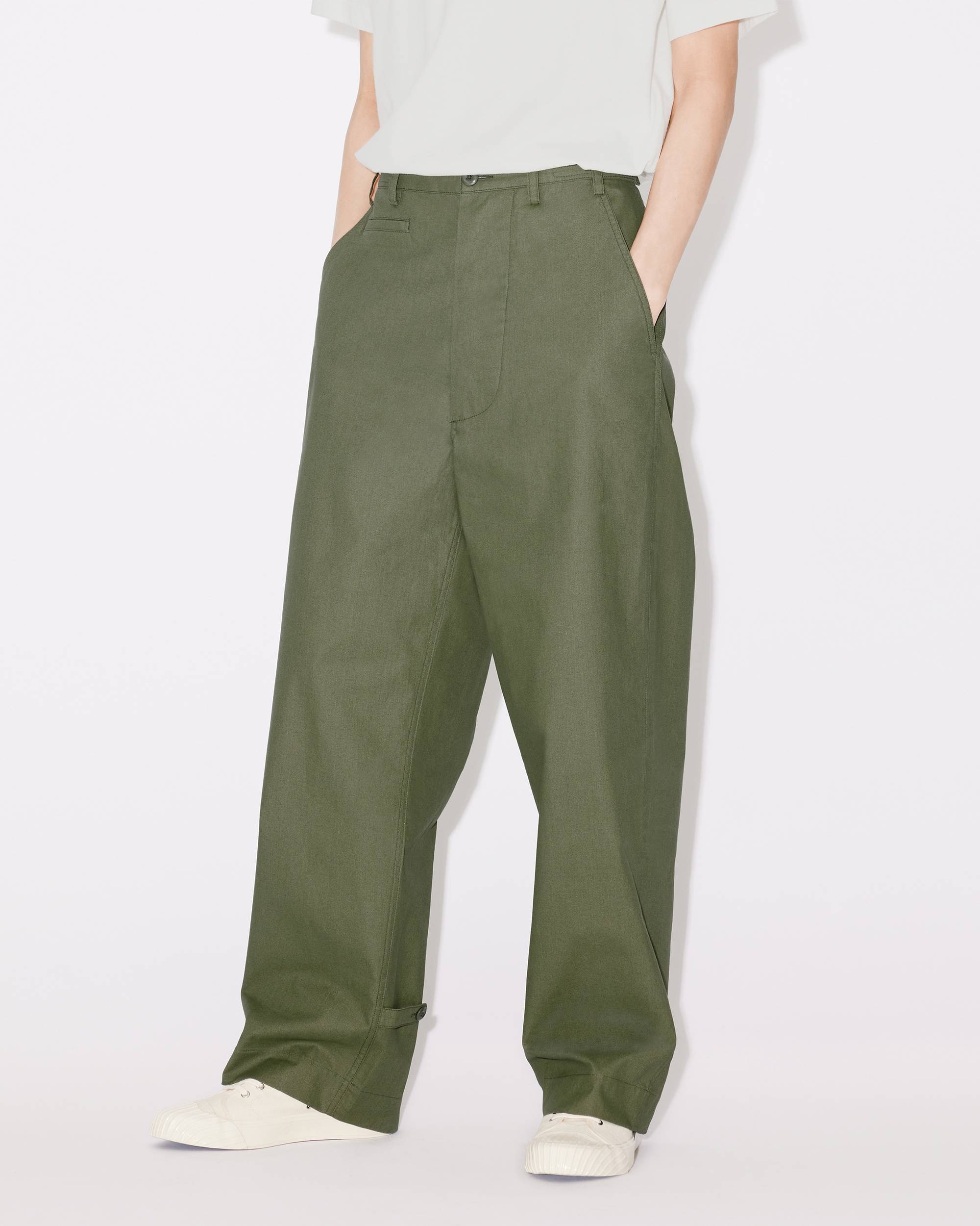 Straight-cut oversize trousers - 4