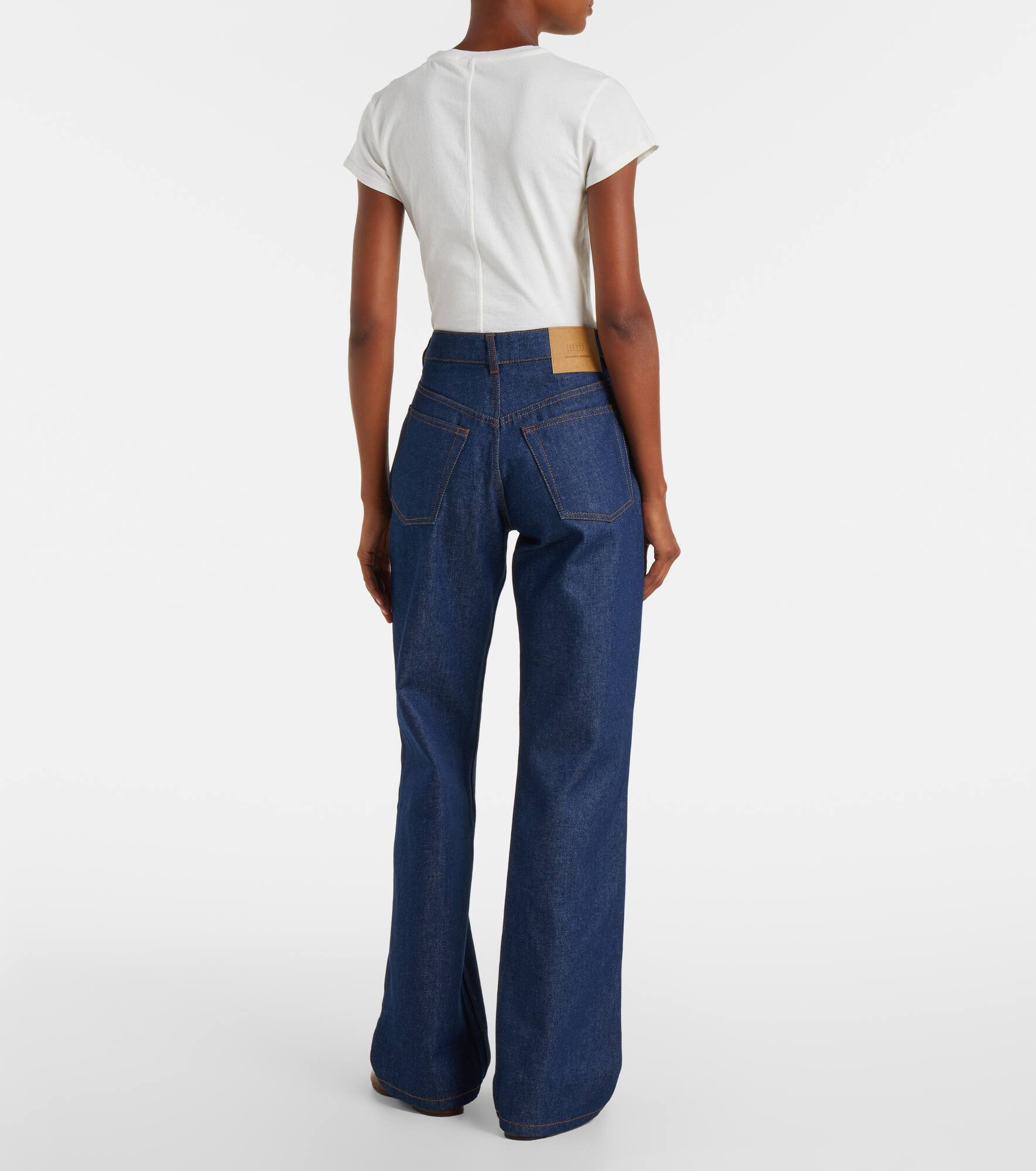 Mid-rise straight jeans - 3