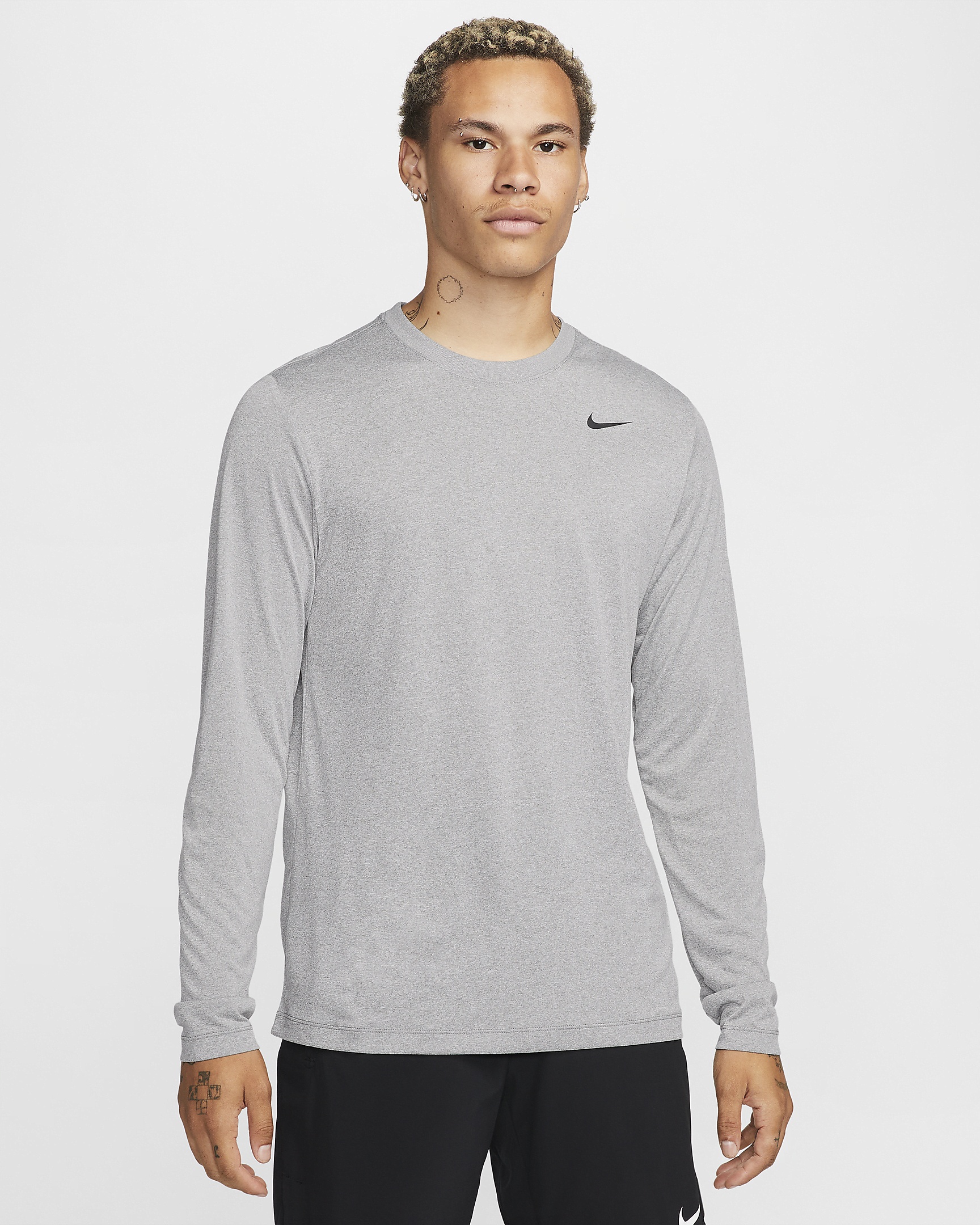 Nike Dri-FIT Legend Men's Long-Sleeve Fitness Top - 1