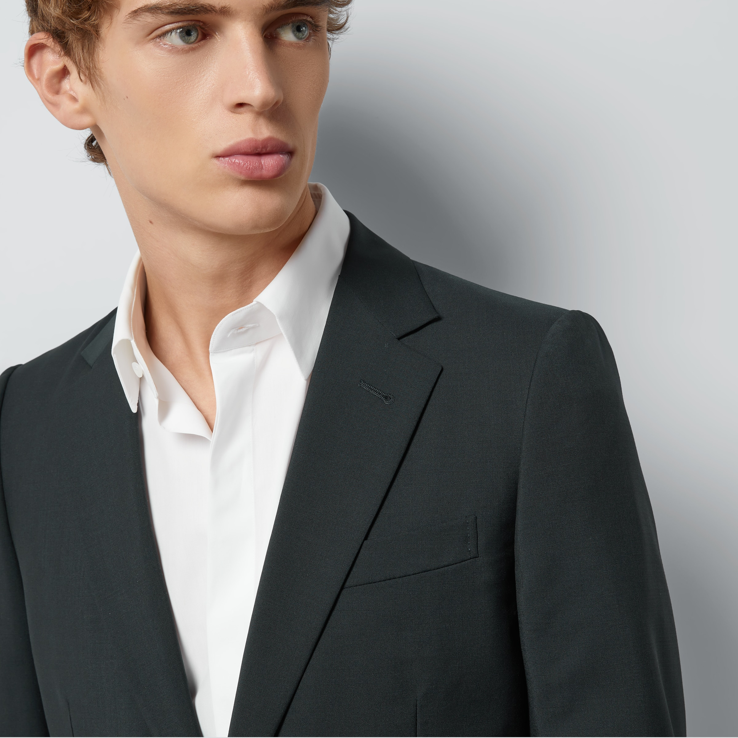 Slim fit wool mohair suit - 3