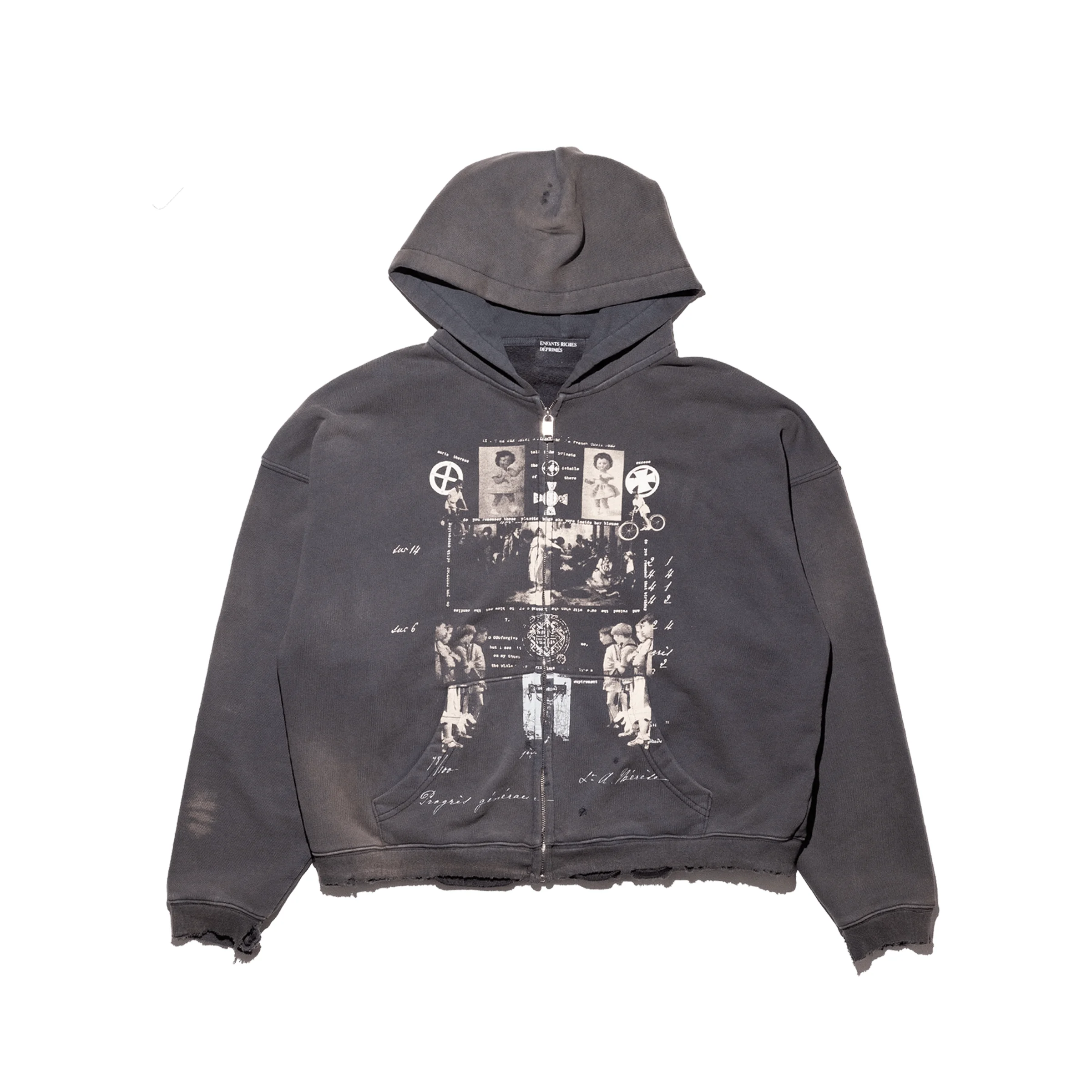 DJAGILEV'S GRAVE ZIP UP HOODIE - 1