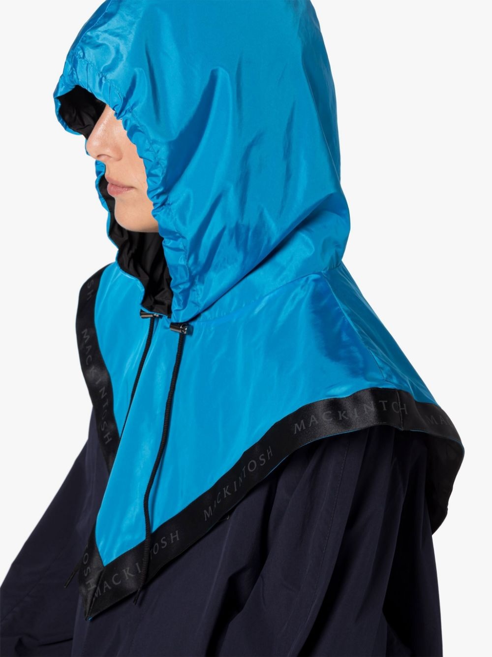 CASEY POP BLUE NYLON HOOD - 3