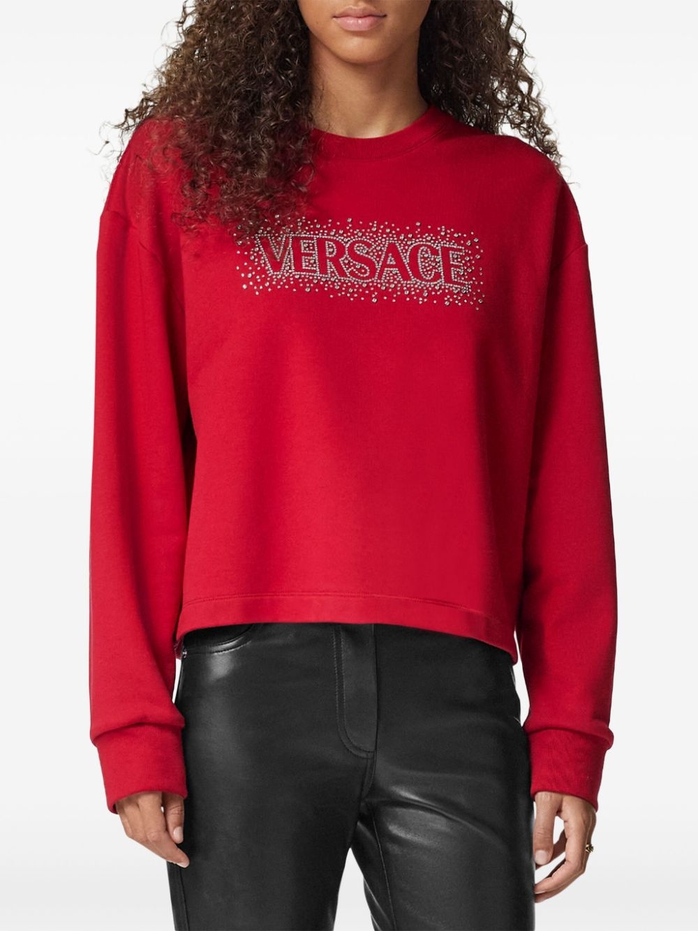 logo-embellished sweatshirt - 4