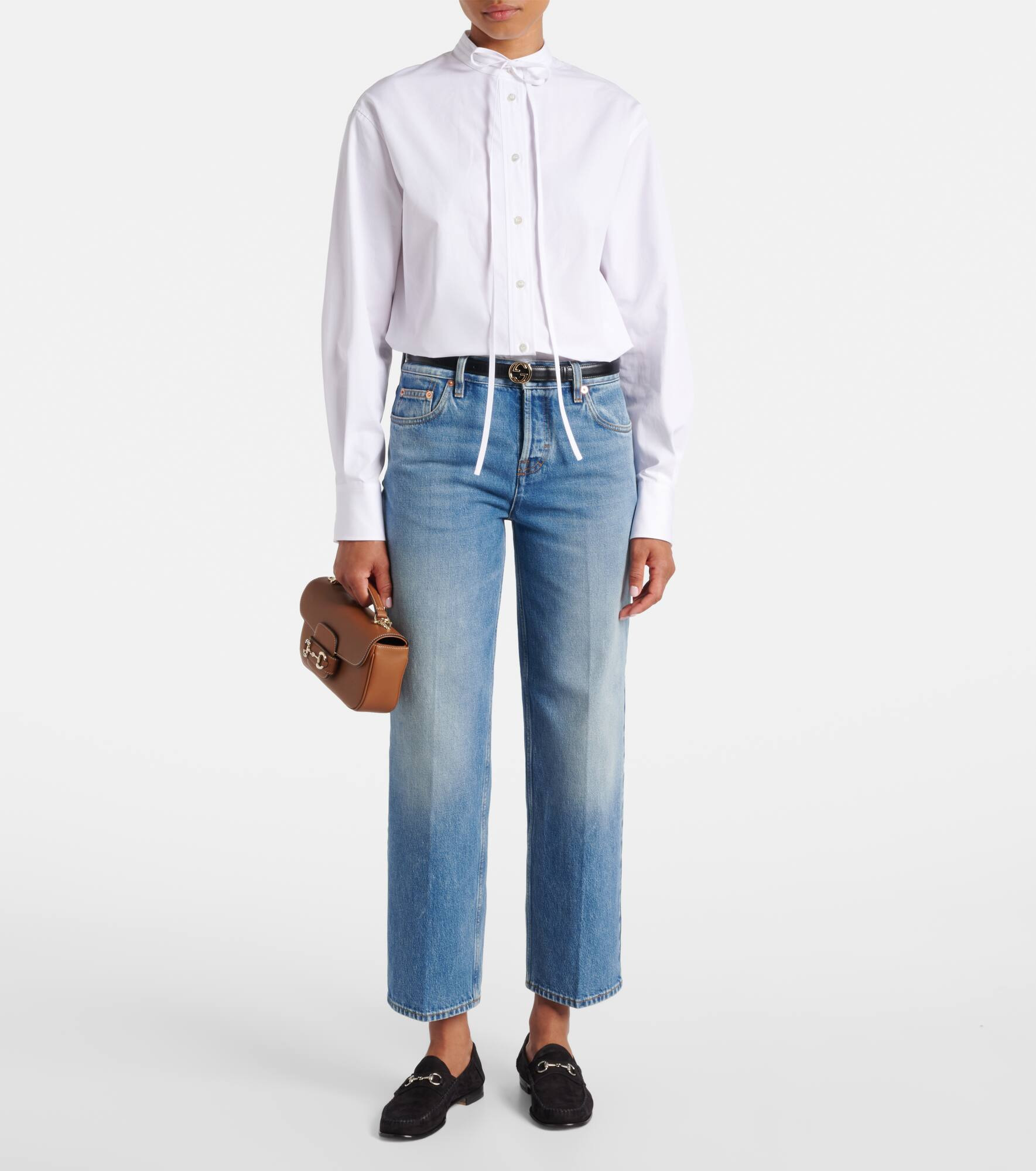 Double G cotton poplin shirt - 2