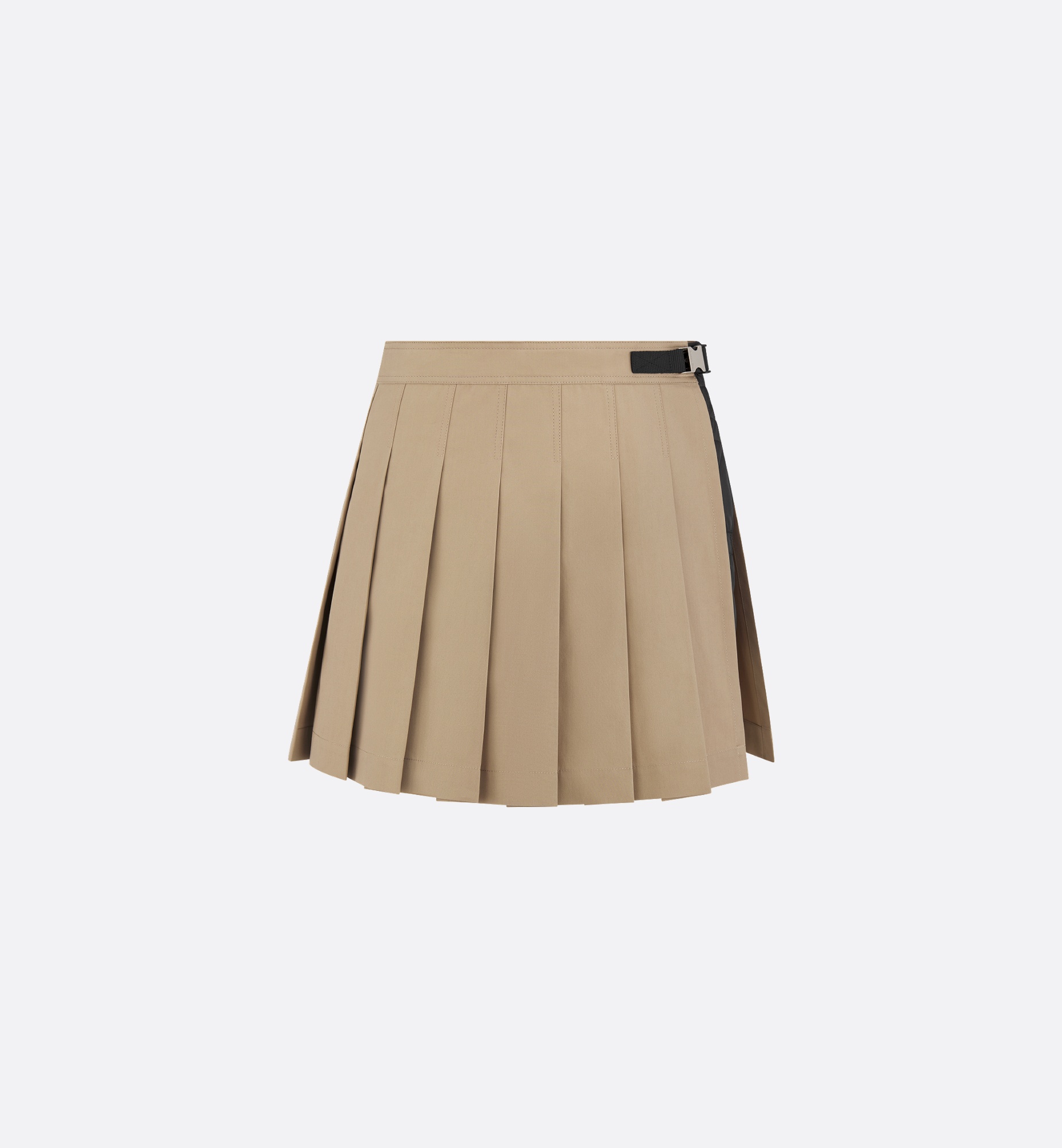 Wrap Miniskirt with Integrated Cannage Shorts - 1