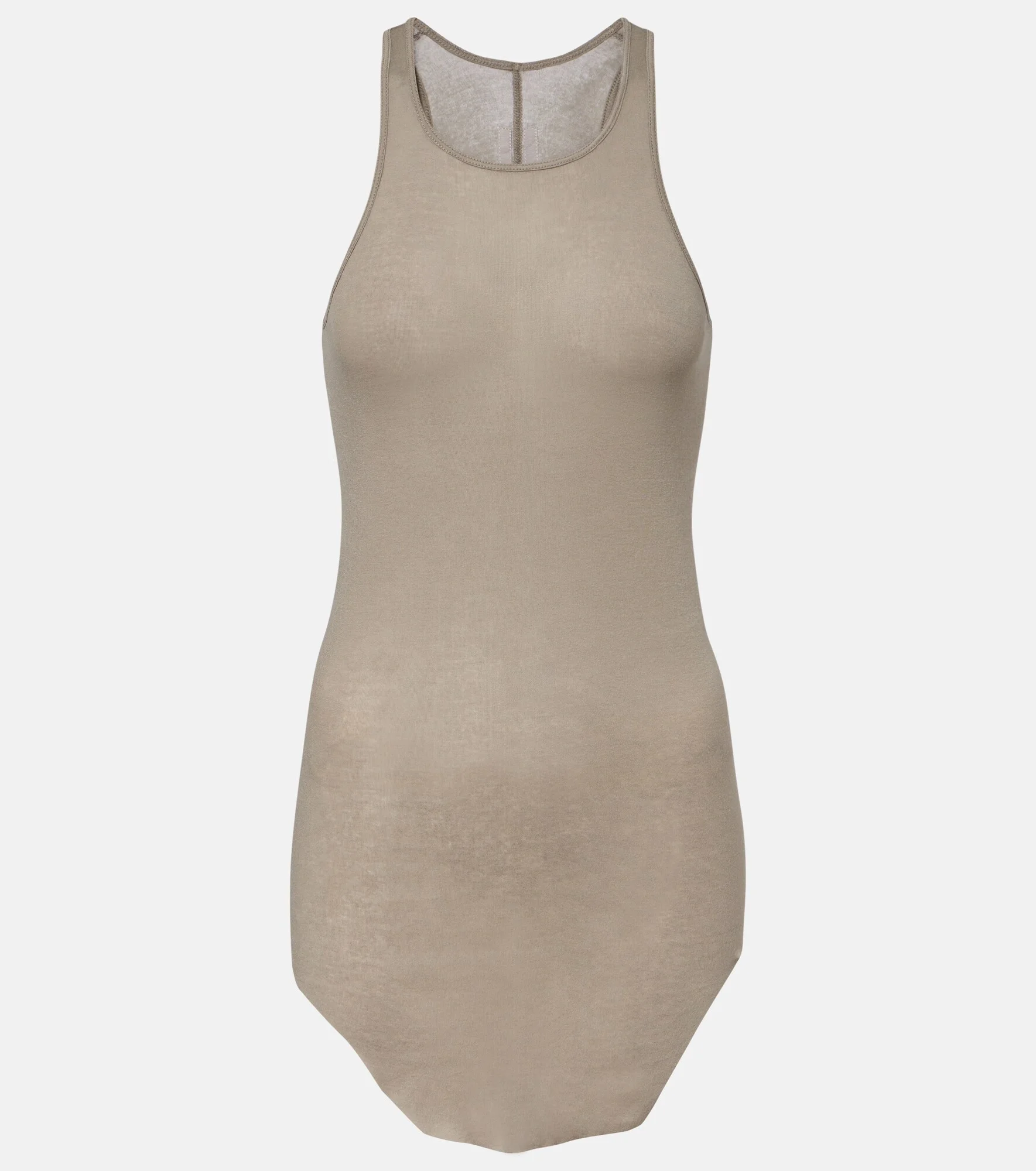 Ribbed-knit cotton tank top - 1