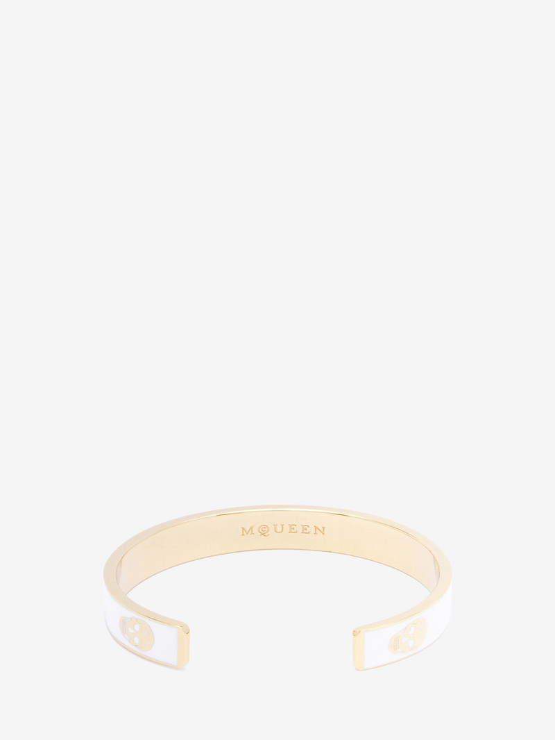 Alexander McQueen Thin Skull Cuff outlook