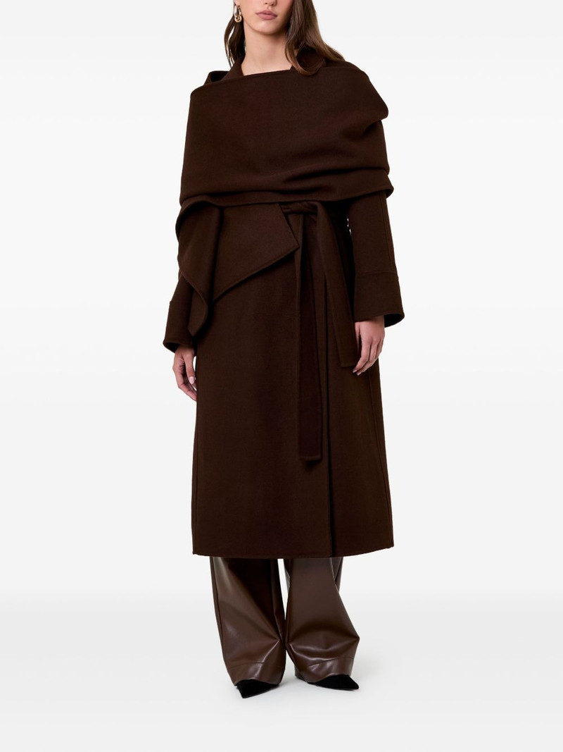 NICHOLAS Candice belted coat outlook