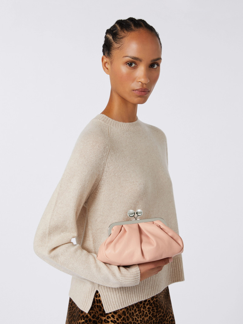 PRATI Small sheepskin Pasticcino Bag - ANTIQUE ROSE 6