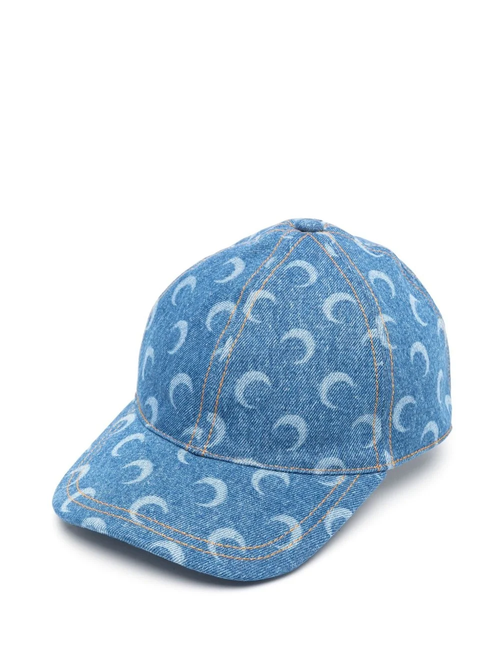 moon-laser denim cap - 1