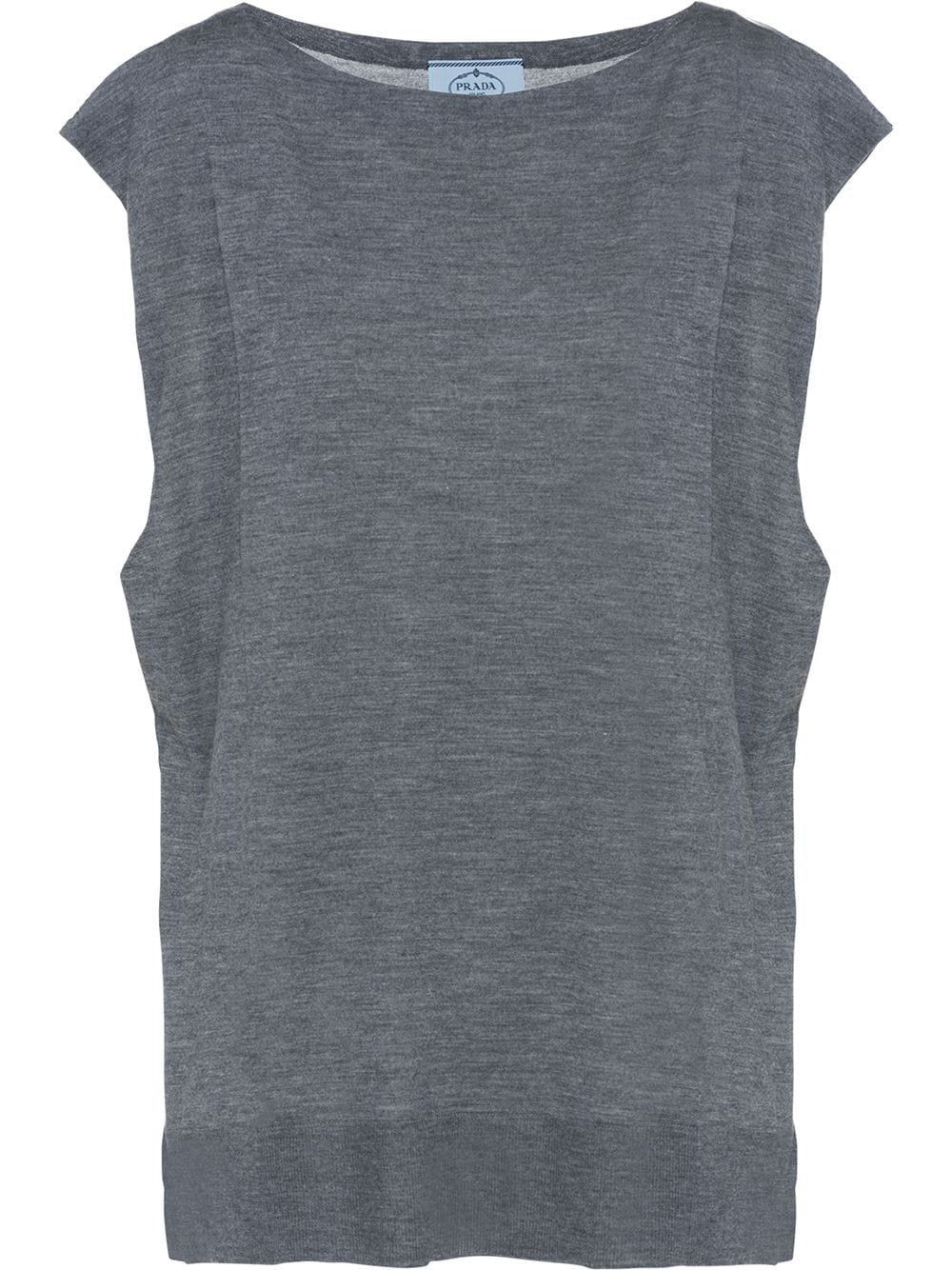 sleeveless jumper - 1