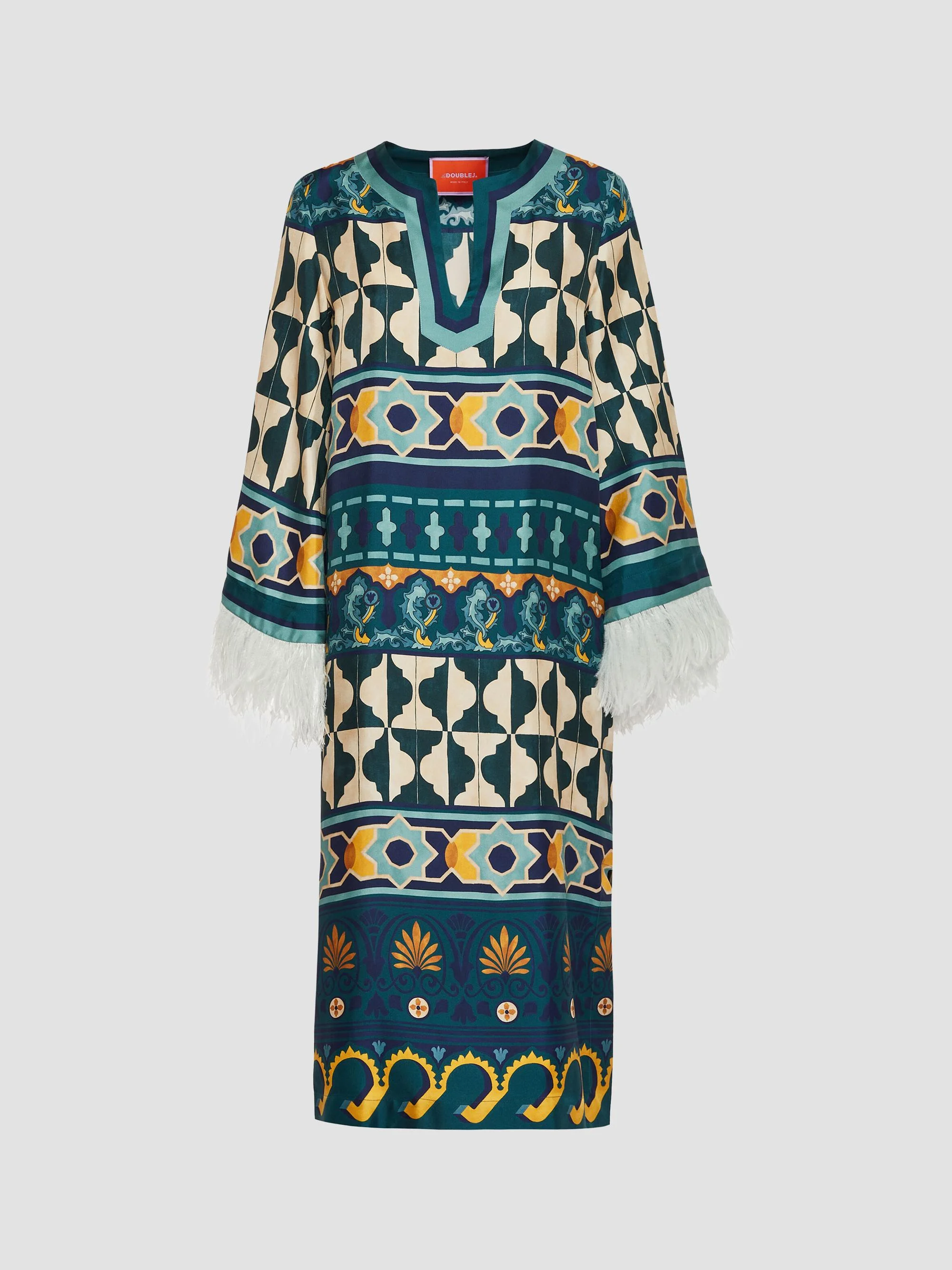 Women's The Kaftan - Casareale Place Emerald - 1