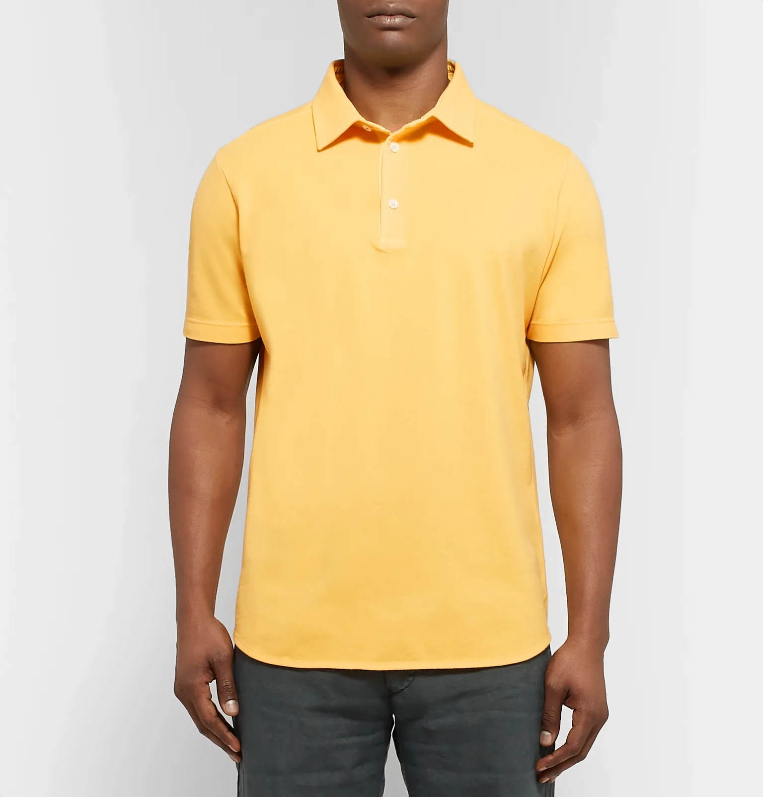 Cotton-Piqué Polo Shirt - 34