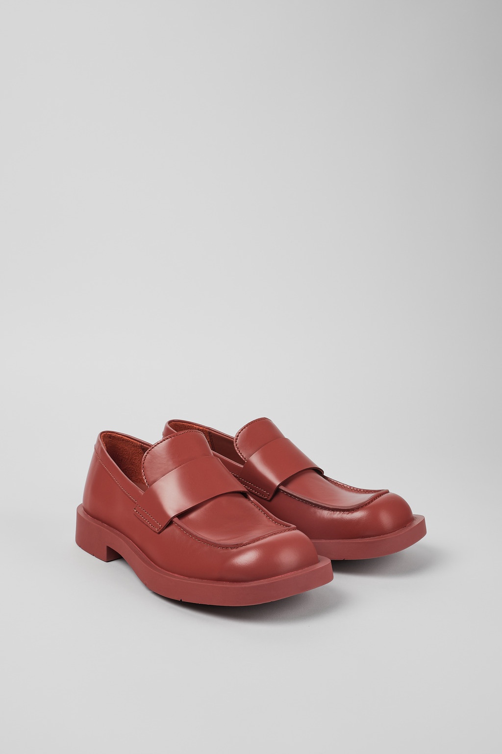 Red Leather Moccasin - 2