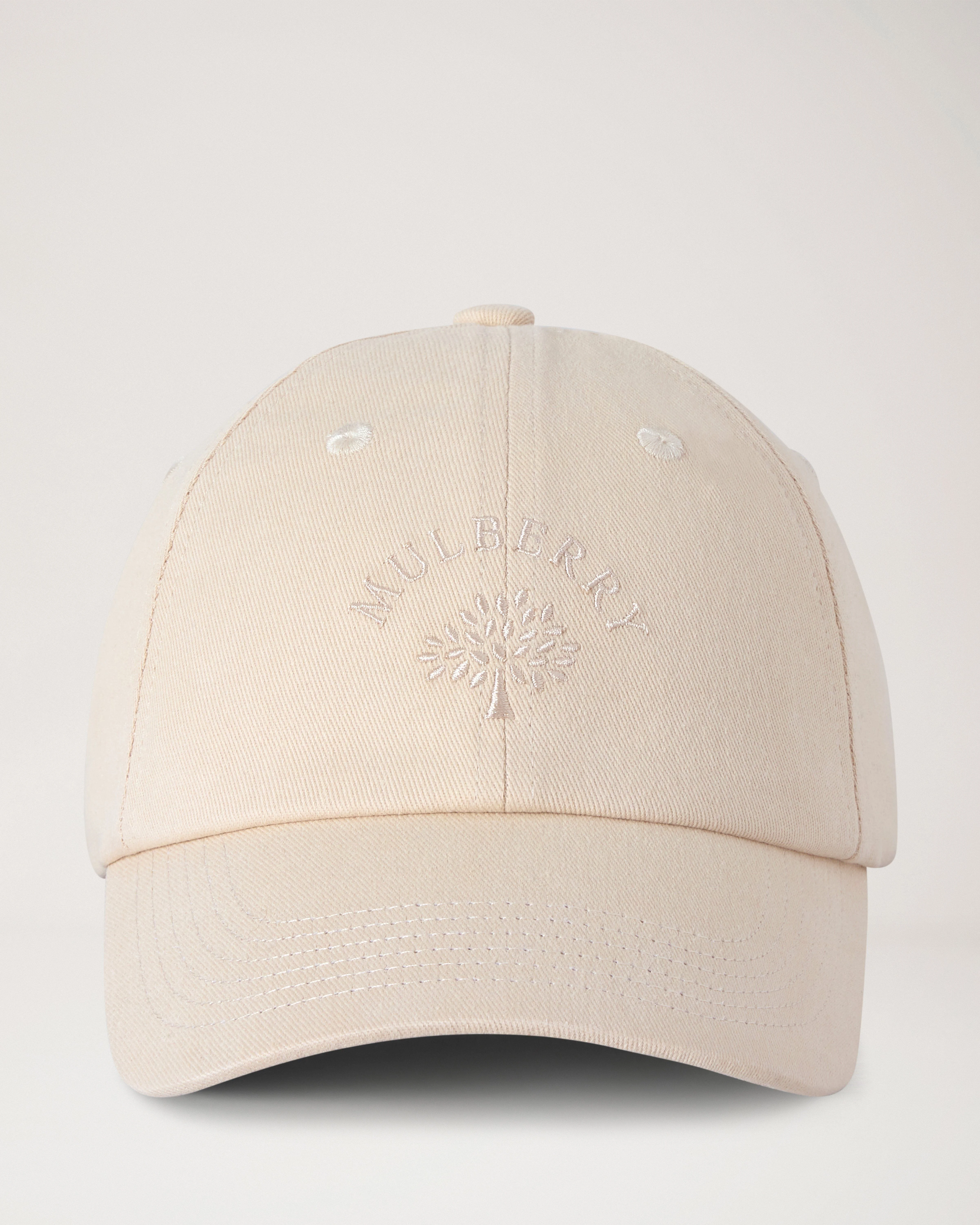 Mulberry Tree Baseball Cap Ecru Cotton - 1