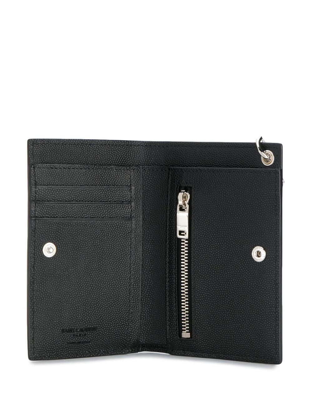 embossed logo chain wallet - 3