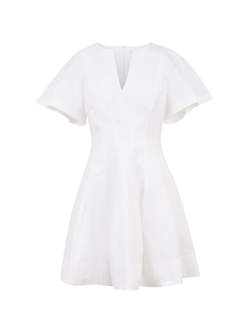 V-neck mini dress 1