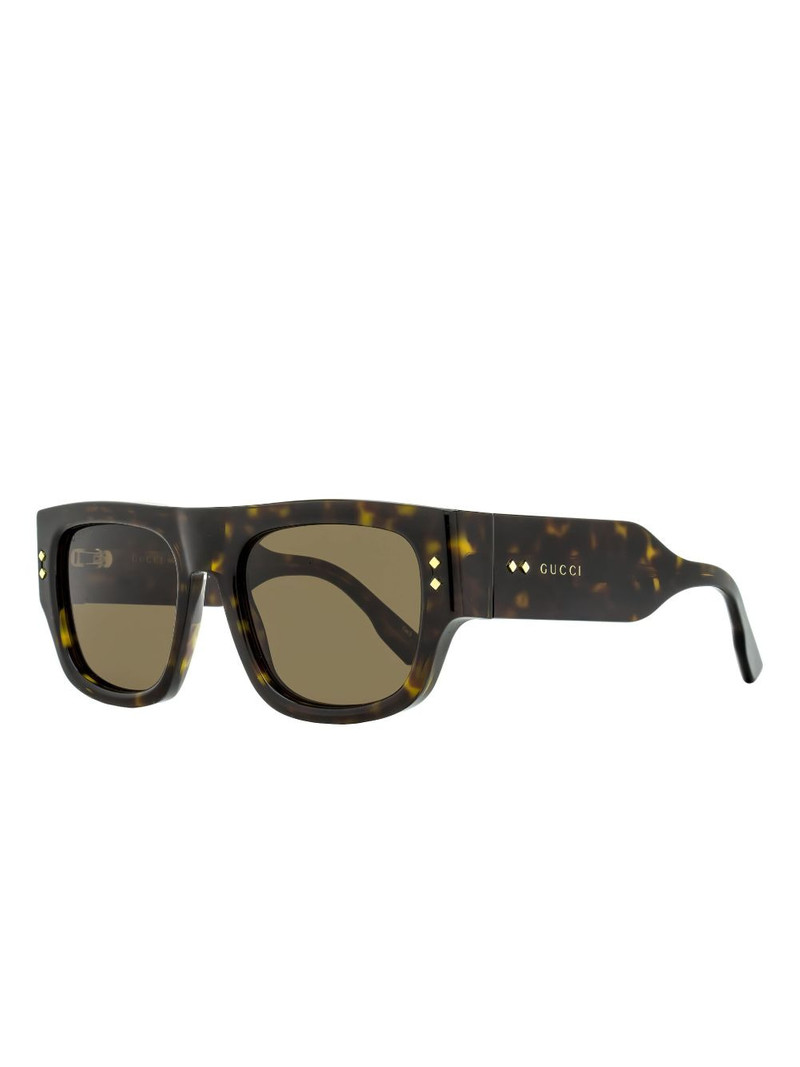 GUCCI GG1262 rectangular-frame sunglasses outlook