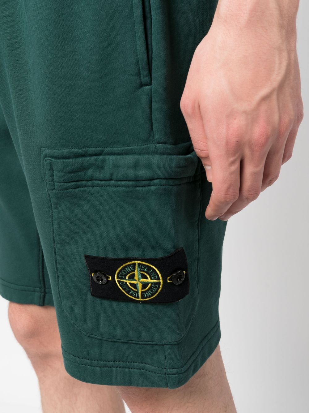 logo-patch track shorts - 5