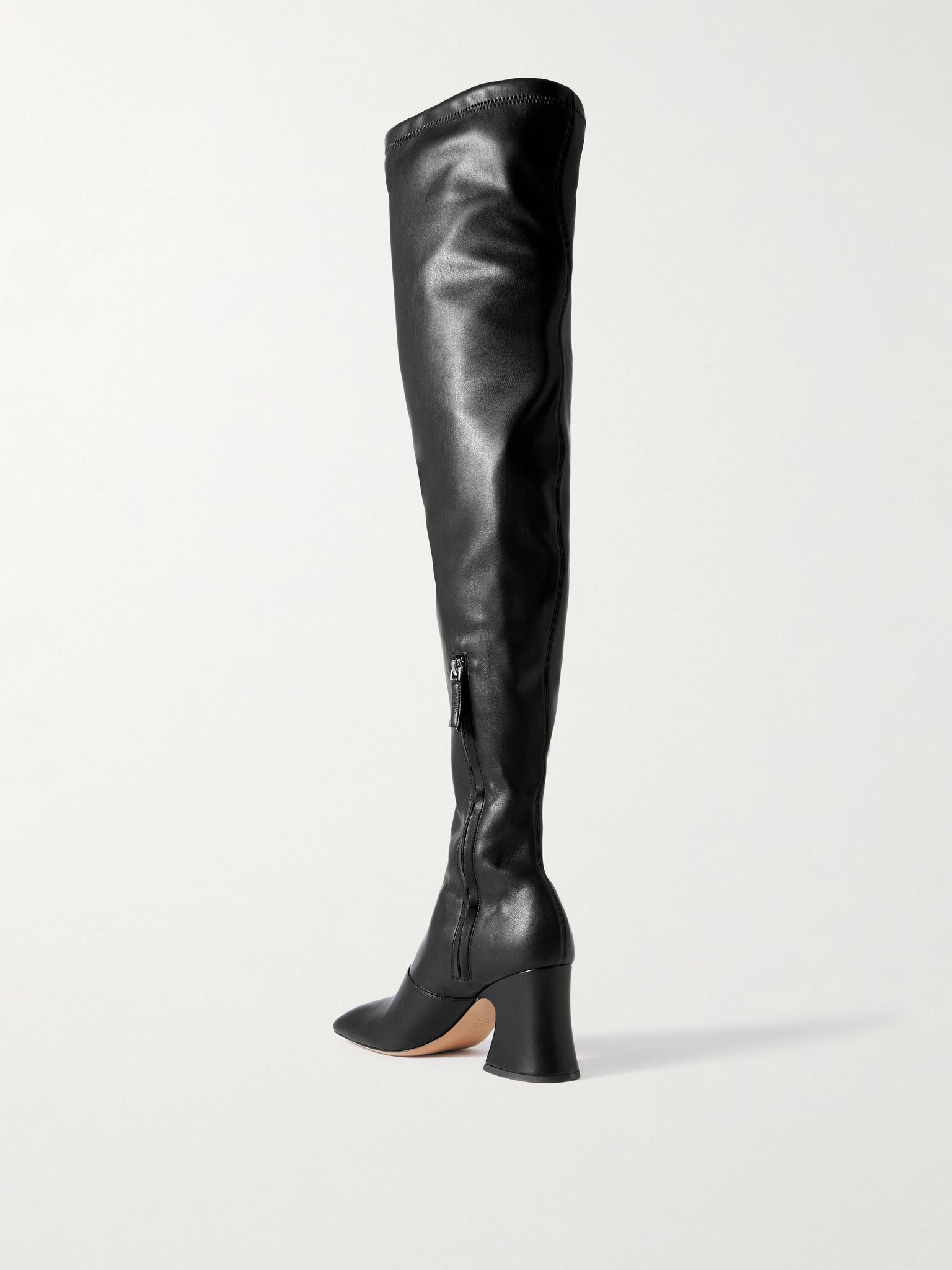 Janis leather over-the-knee boots Black - 3