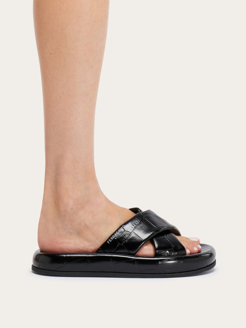 FERRAGAMO Wedge slide outlook