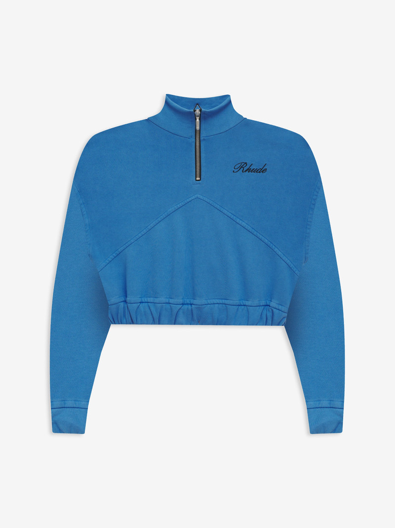 LOGO CROPPED QUARTER ZIP 1