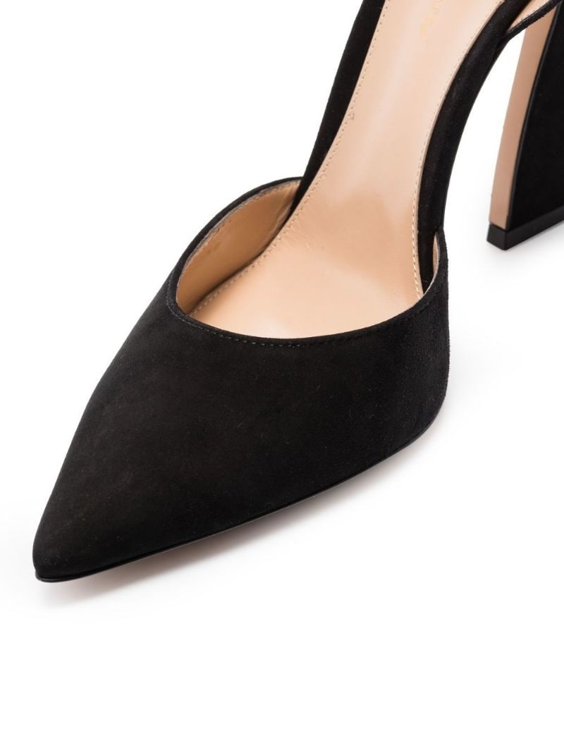 120mm suede pumps - 4