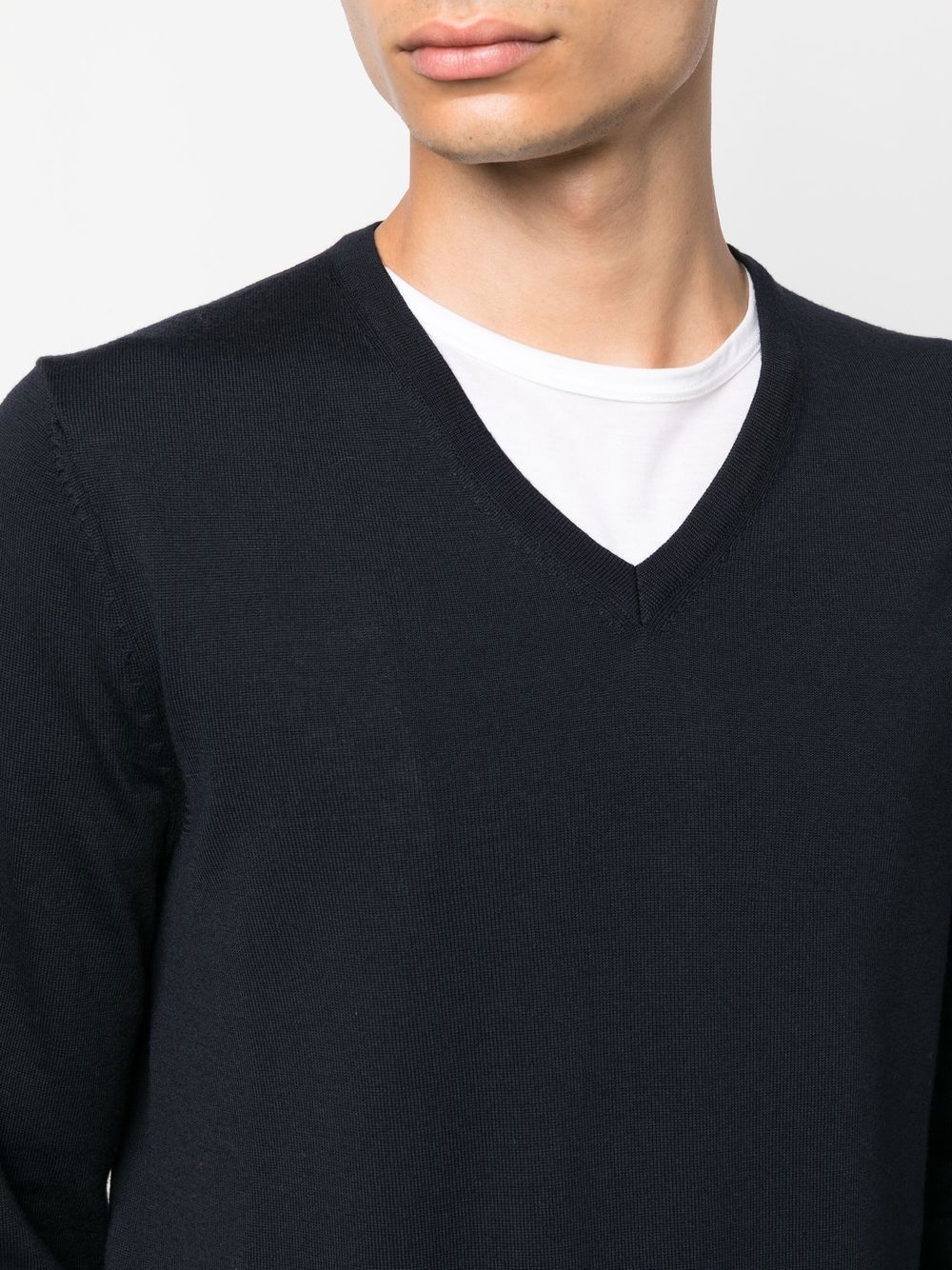 V-neck long-sleeve jumper - 5
