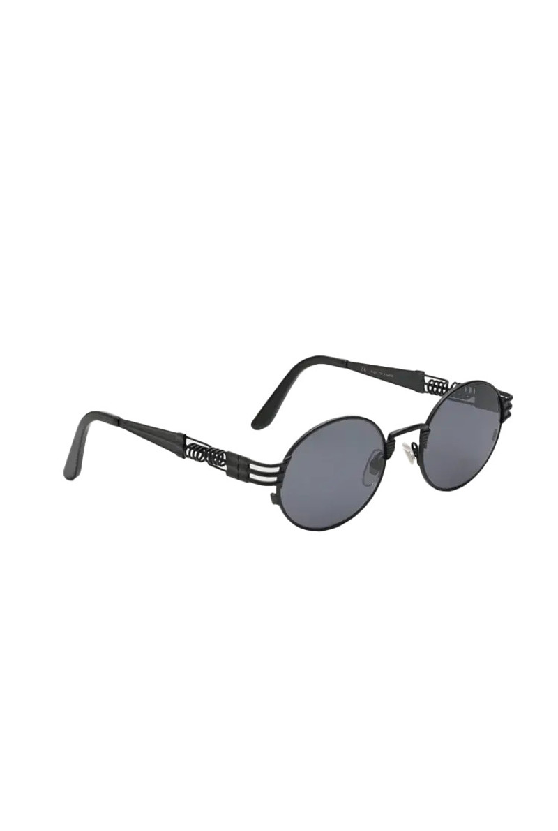 Jean Paul Gaultier Jean Paul Gaultier Double Ressort 'The 56-6106' Sunglasses Black outlook