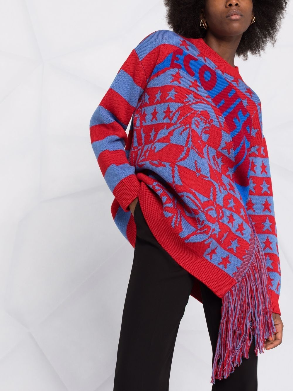 Eco Hero intarsia jumper - 5