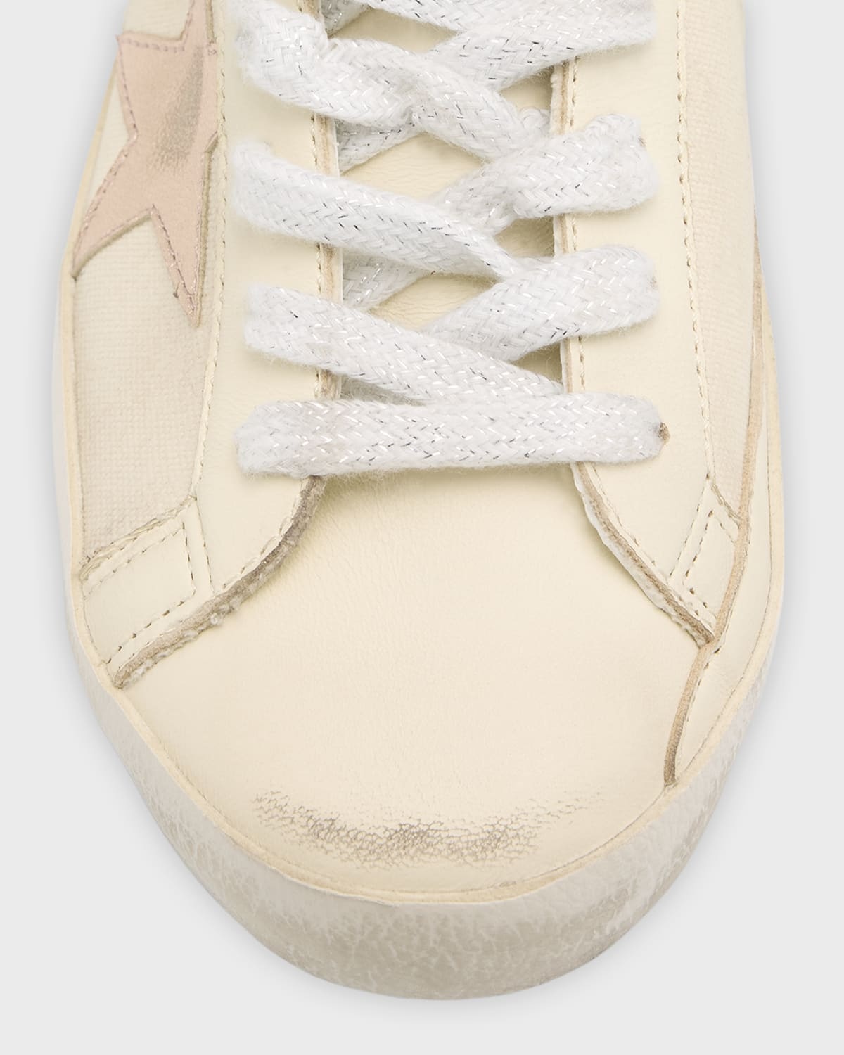 Superstar Canvas Metallic Low-Top Sneakers - 6