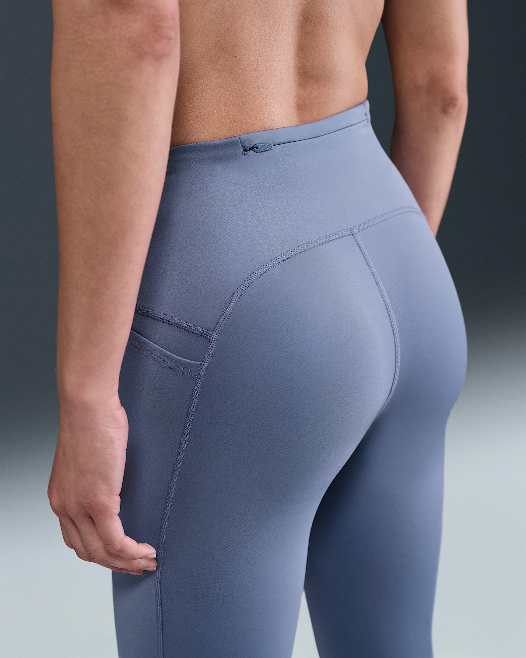 Nike Swift Women's High-Waisted 7/8 Running Leggings with Pockets - 3