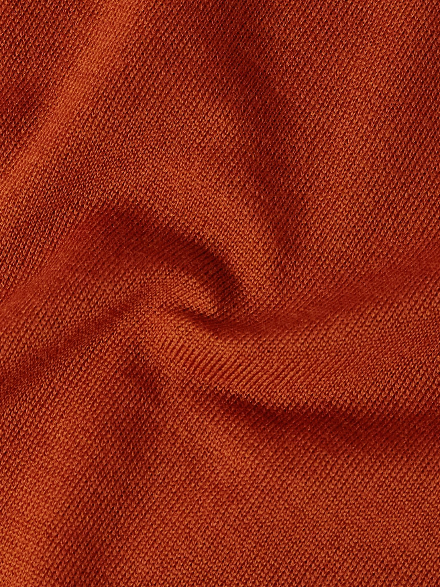Wool Rollneck Sweater Brick - 5
