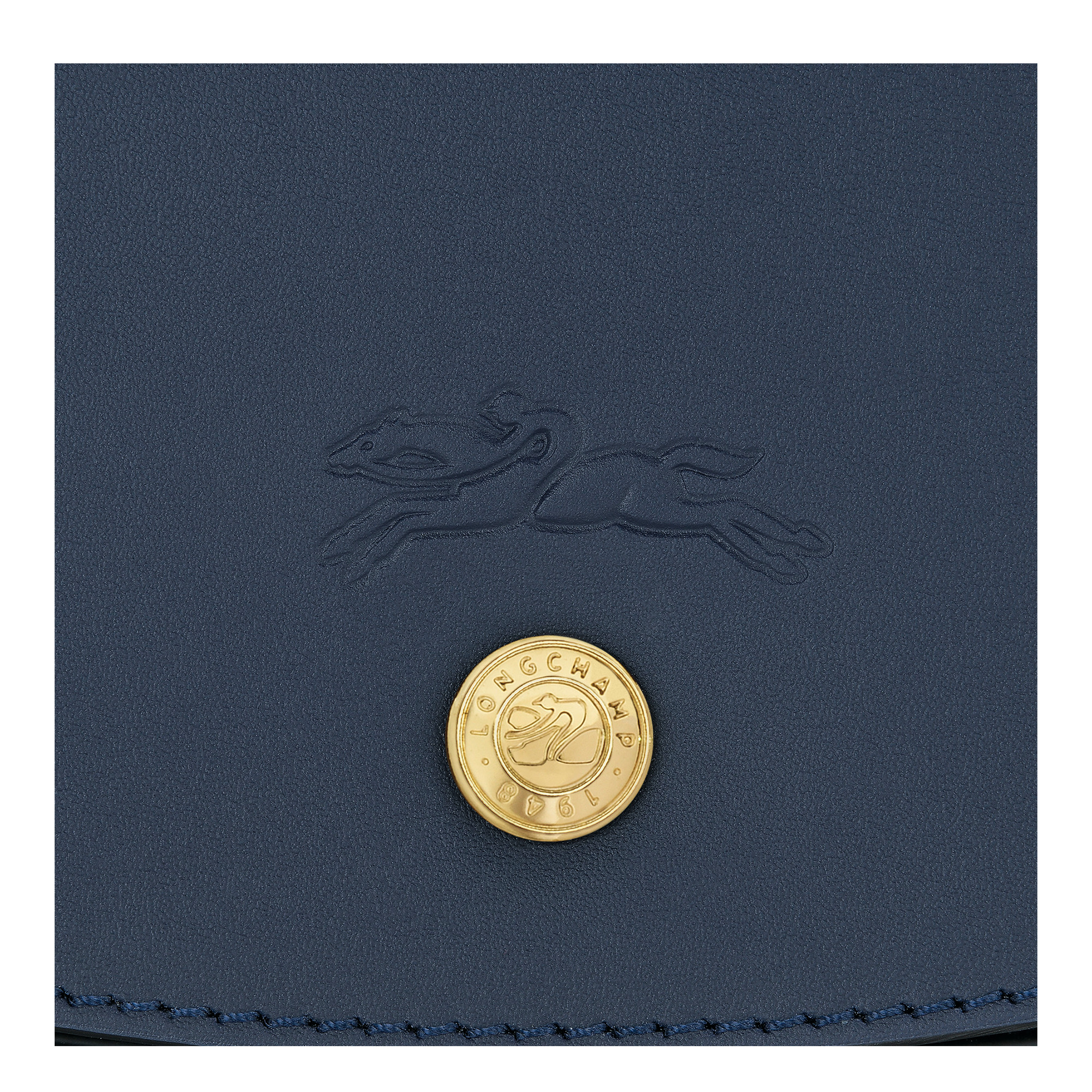 Épure S Crossbody bag Navy - Leather - 6