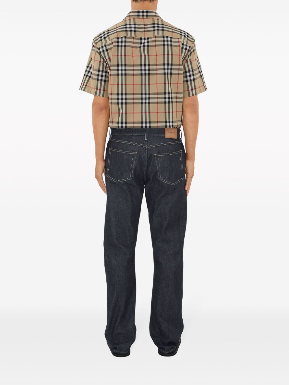 Vintage Check pattern cotton shirt - 4