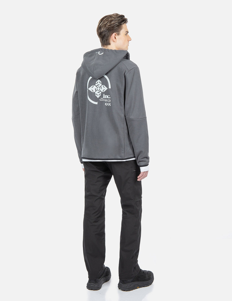 Contrast Taping Reversible Zip  Hoodie 3