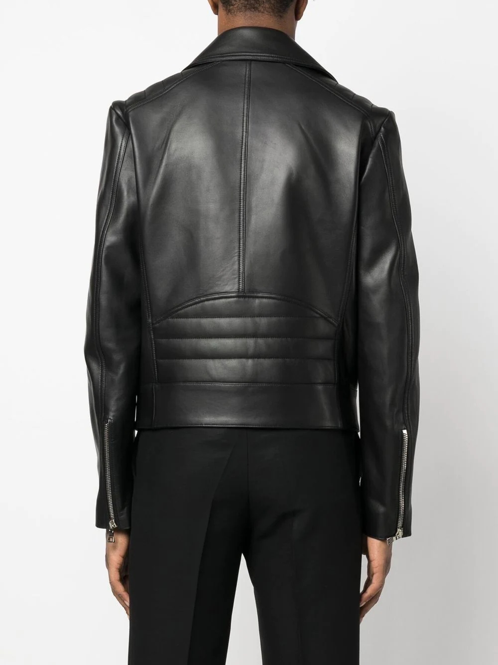 zip leather jacket - 4