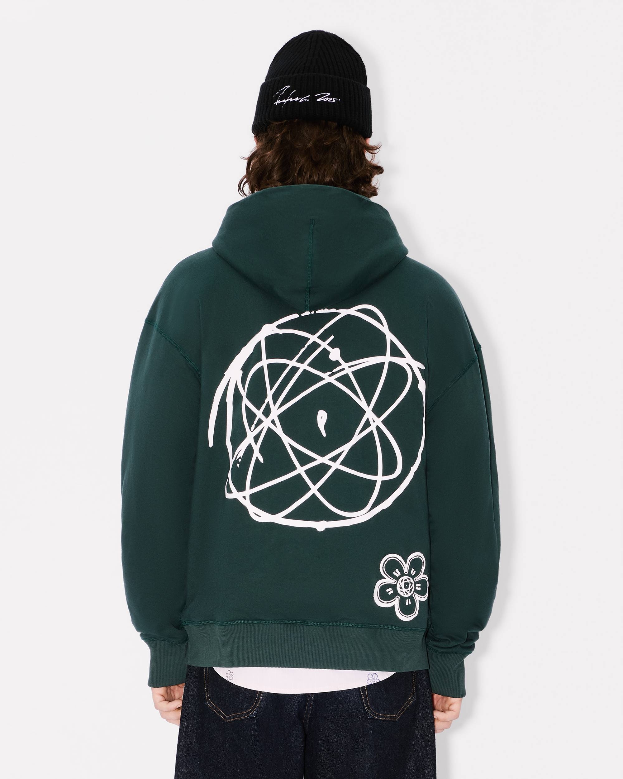 'Kenzo x Futura 2000' padded hoodie in cotton - 4