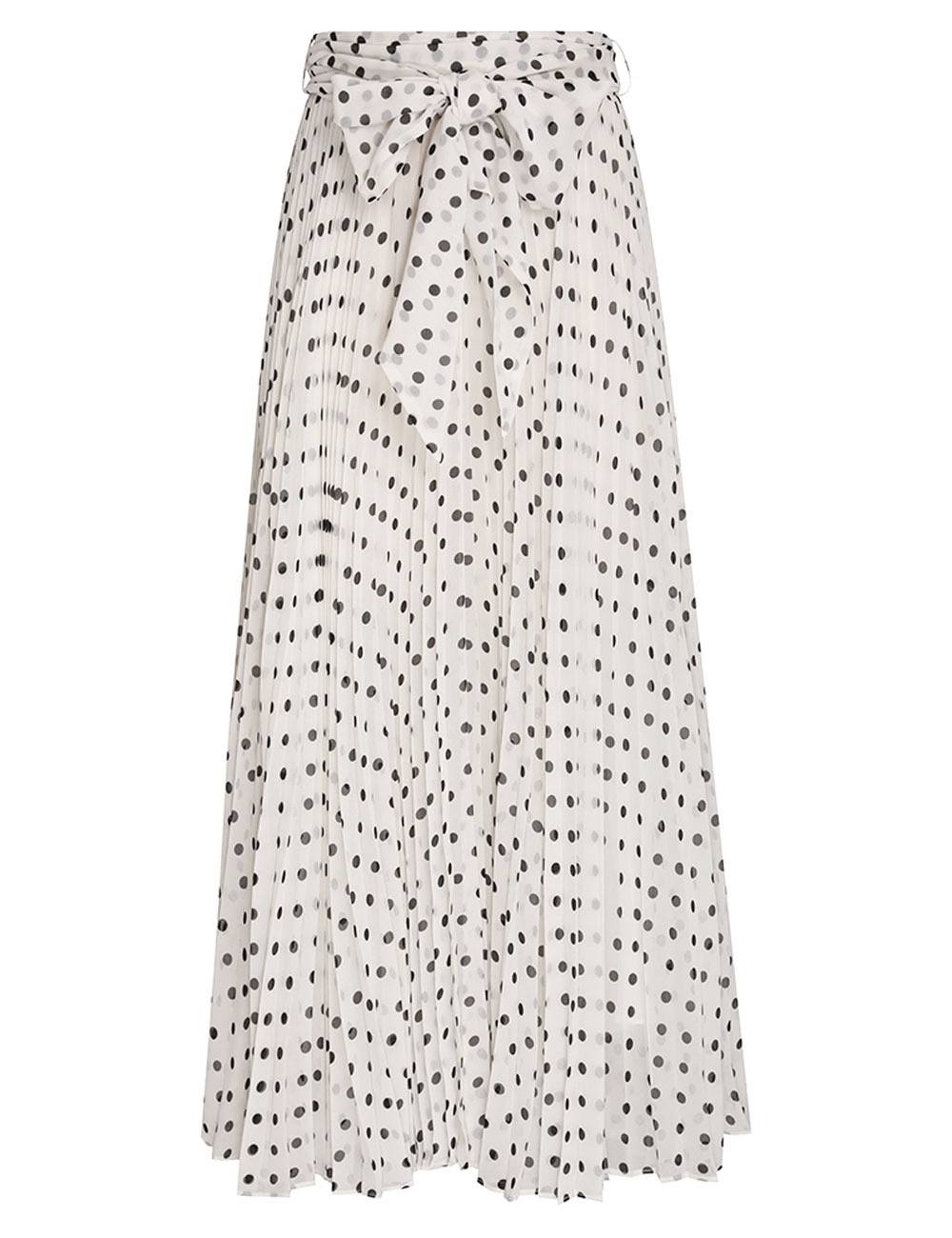 PLEATED SUNRAY MIDI SKIRT - 1