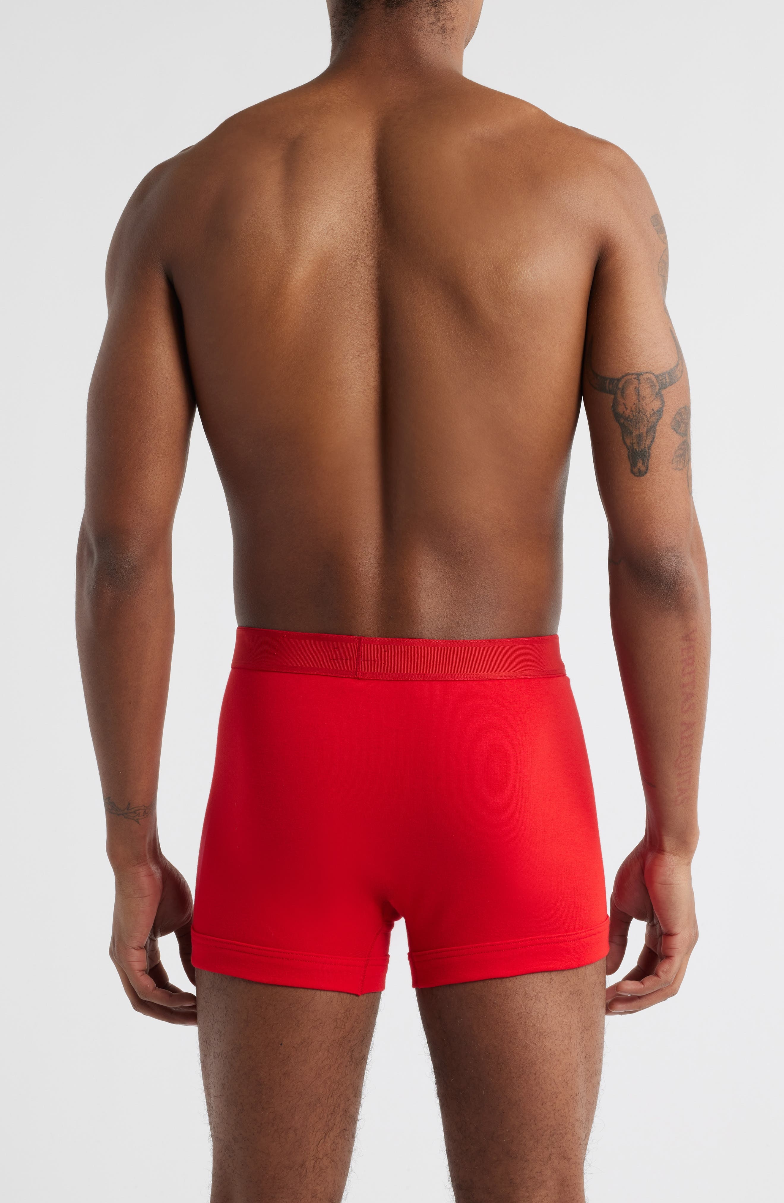 TOM FORD Cotton Stretch Jersey Boxer Briefs in Scarlet at Nordstrom - 2