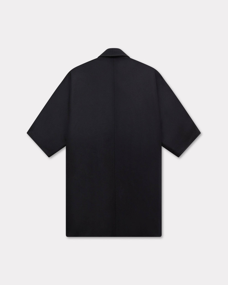 KENZO Oversized kimono coat in virgin wool outlook